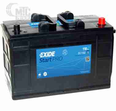Аккумуляторы Аккумулятор на грузовик Exide Start PRO [EG1102] 6CT-110 R EN750 А 345x175x240мм